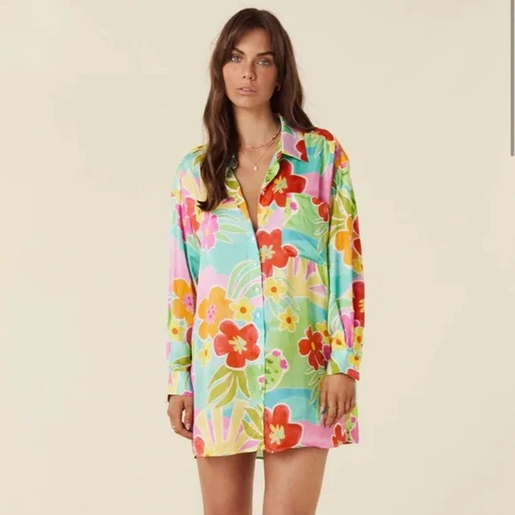 Spell Margo Hour Shirt Dress - Picture 4 of 16